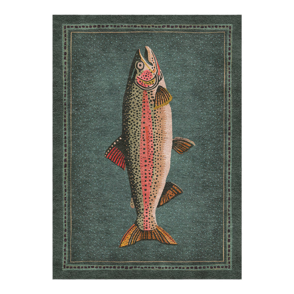Rainbow Trout Area Rug – Undrfoot Rugs