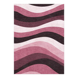 Sinuous Maroon Monochrome in 7x5ft Size