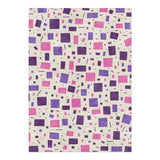 Geometric Confetti Purple in 5' x 7' Size