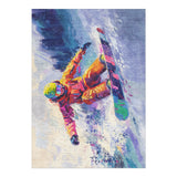 Dreamwave Snowboarder in 5' x 7' Size