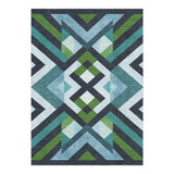 Sonora Blue & Green in 5' x 7' Size