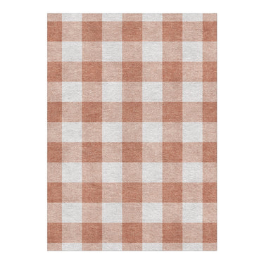 Buffalo Plaid Light Terracotta in 5' x 7' Size