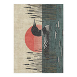 Sunset Loon in 5' x 7' Size
