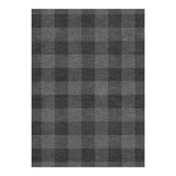 Buffalo Plaid Charcoal Black in 5' x 7' Size