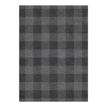 Buffalo Plaid Charcoal Black in 5' x 7' Size