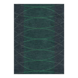 Kepler Navy & Teal in 5' x 7' Size