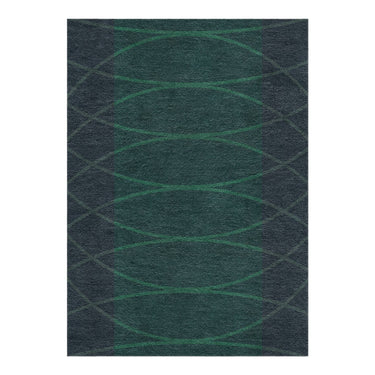 Kepler Navy & Teal in 5' x 7' Size