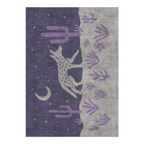 Desert Coyote Eggplant & Dusty Purple in 5' x 7' Size
