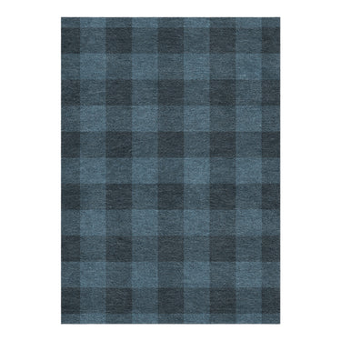 Buffalo Plaid Dark Navy in 5' x 7' Size