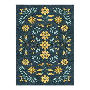 Isabella Navy & Gold in 7x5ft Size