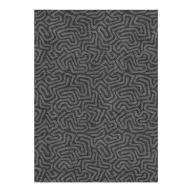 Kiva Charcoal Grey in 5' x 7' Size