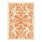 Floranna Ivory & Orange in 5' x 7' Size