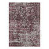 Bennett Maroon & Grey in 5' x 7' Size