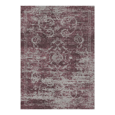 Bennett Maroon & Grey in 5' x 7' Size