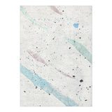 Stephanie Ivory Cool Splatter in 5' x 7' Size