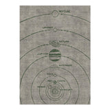 Solar System Taupe & Forest in 5' x 7' Size