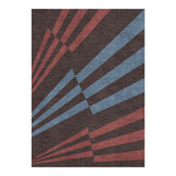 Prisma Maroon & Sky in 5' x 7' Size