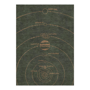 Solar System Forest & Rust in 5' x 7' Size