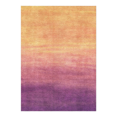 Imogen Watercolor Orange & Purple Ombre in 7x5ft Size