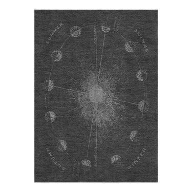 Equinox Black & Charcoal in 5' x 7' Size