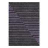 Euclid Black & Purple in 5' x 7' Size
