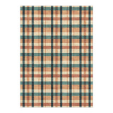 Brenton Plaid Taupe & Teal in 5' x 7' Size