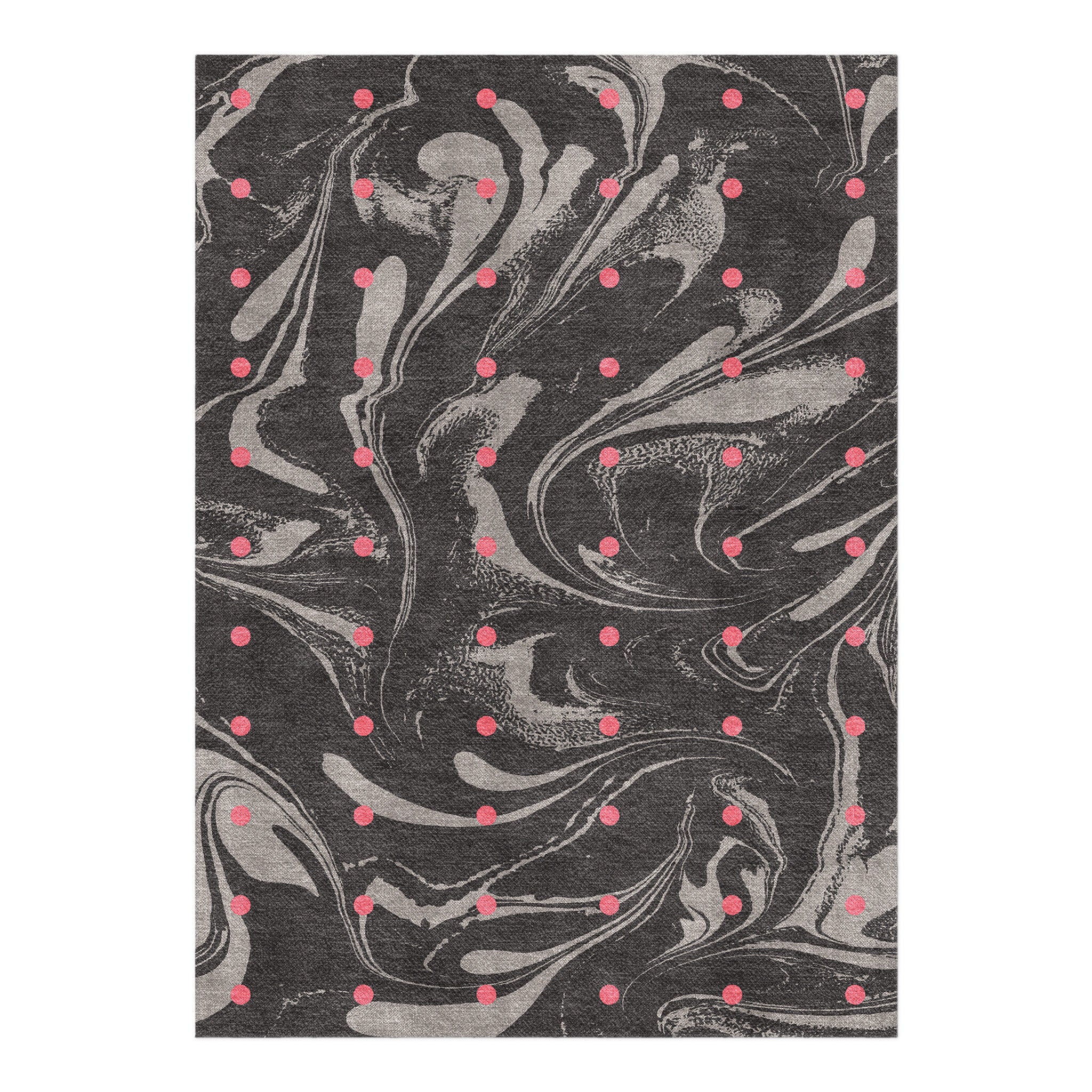 Infredred Rugs Acid Burn Greige & Infrared Area Rug – Undrfoot Rugs