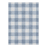 Buffalo Plaid Steel Blue in 5' x 7' Size