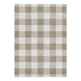 Buffalo Plaid Light Cedar Brown in 5' x 7' Size