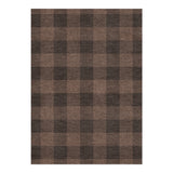 Buffalo Plaid Hickory Brown in 5' x 7' Size