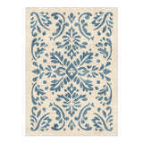 Floranna Ivory & Blue in 5' x 7' Size