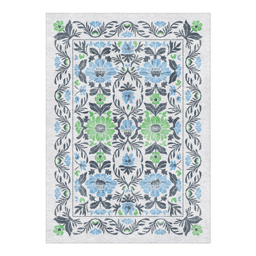 Corriana Blue & Green in 5' x 7' Size