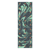 Acid Burn Teal & Orange in 2.5' x 8' Runner Size