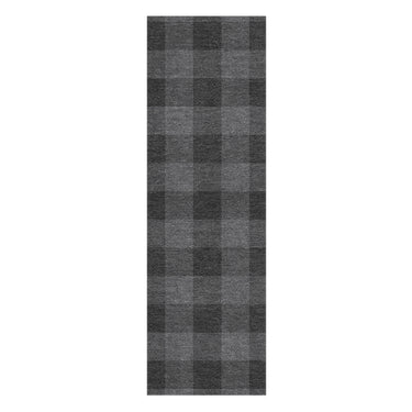 Buffalo Plaid Charcoal Black in 2.5' x 8' Runner Size