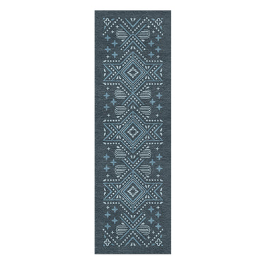 Durand Navy Blue in 2.5' x 8' Runner Size