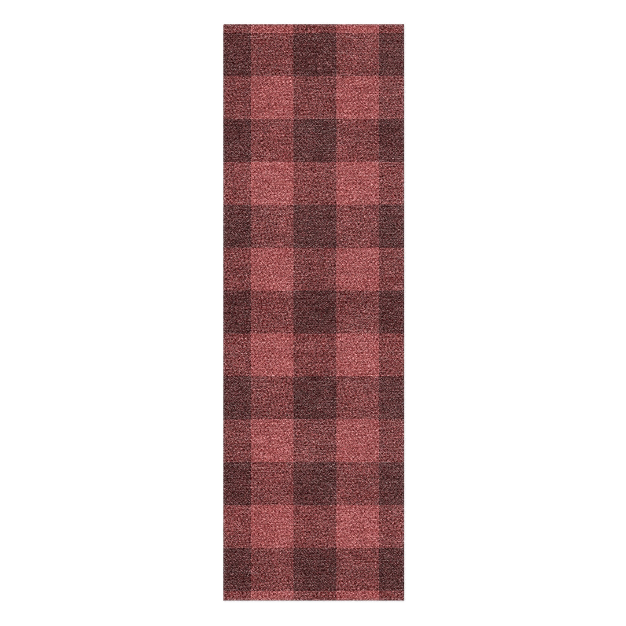 Deep Red Area Rug Buffalo Plaid Deep Red Area Rug – Undrfoot Rugs