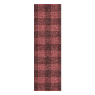 Buffalo Plaid Deep Red in 2.5' x 8' Runner Size