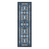 Topanga Navy & Columbia in 2.5' x 8' Runner Size