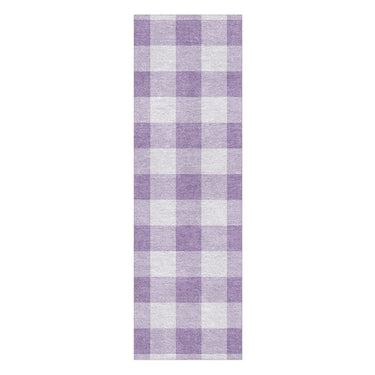 Buffalo Plaid Lilac in 2.5' x 8' Runner Size