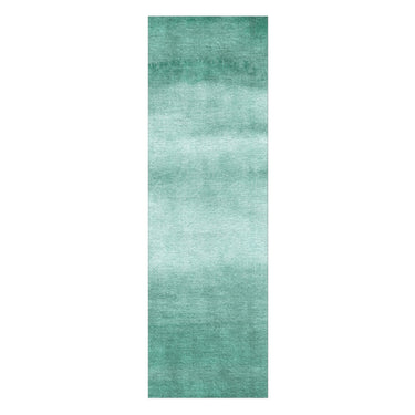 Jacinda Watercolor Teal Ombre in 8x2 5ft Size