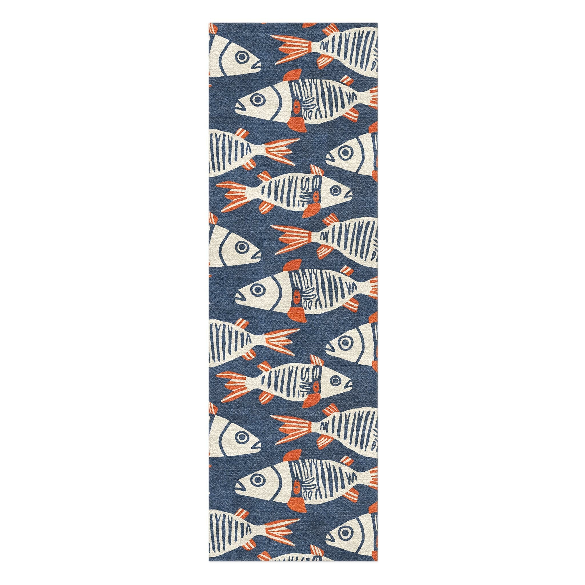 Tribal Fish Area Rug – Undrfoot Rugs