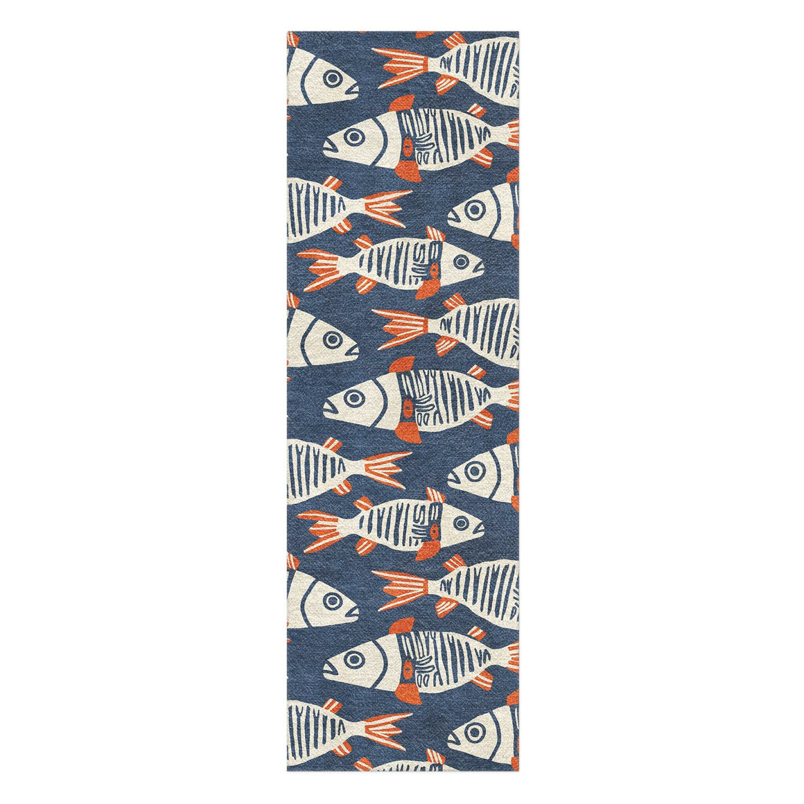 Tribal Fish Area Rug – Undrfoot Rugs