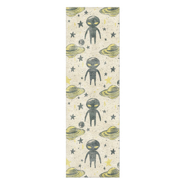 Space Aliens in 2.5' x 8' Runner Size