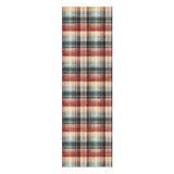 Monaghan Plaid Blue & Red in 8x2 5ft Size