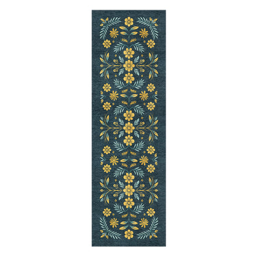 Isabella Navy & Gold in 8x2 5ft Size