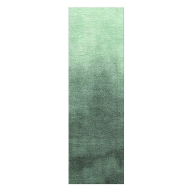 Kieran Watercolor Green Ombre in 8x2 5ft Size