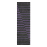 Euclid Black & Purple in 2.5' x 8' Runner Size