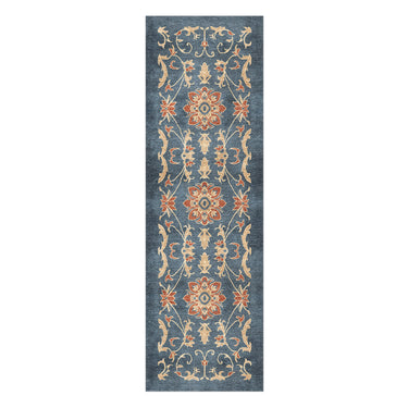 Francine Navy & Gold in 2.5' x 8' Runner Size