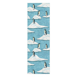 Arctic Penguins in 2.5' x 8' Runner Size