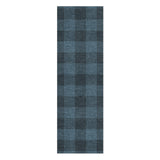 Buffalo Plaid Dark Navy in 2.5' x 8' Runner Size